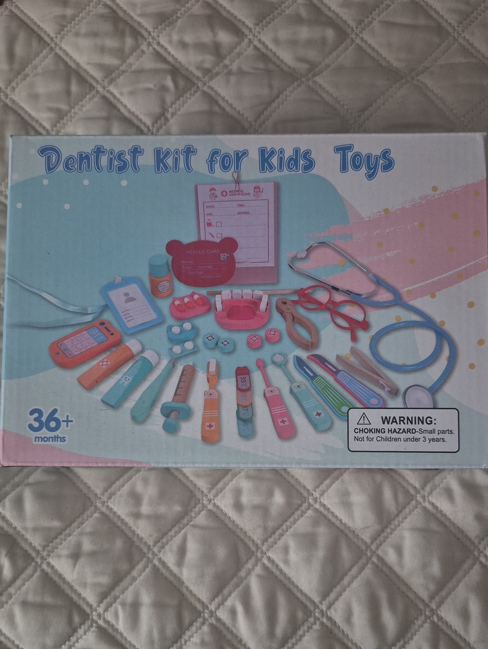 Dentist Kit Toy - Pink & Blue Play Set